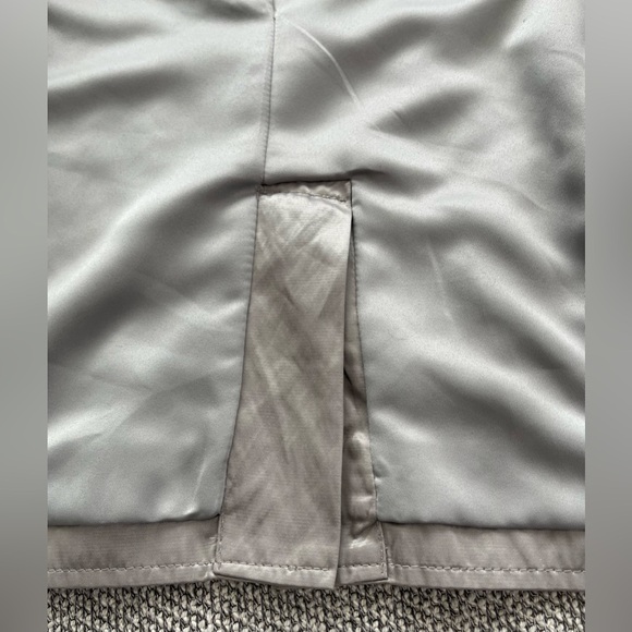 Chico's Silver Blazer Lightweight Metallic Suit Jacket - Picture 12 of 16